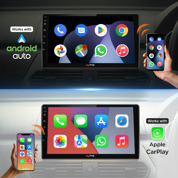Android Car Screen Size Car Android Player Touch Screen MyTVS 9 Inch (2GB+64GB) - i-Cars.in