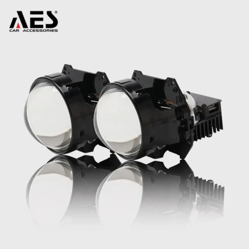 AES Turbo Bi-Led Car Headlight Projector Lens 3inch (55 Watt)
