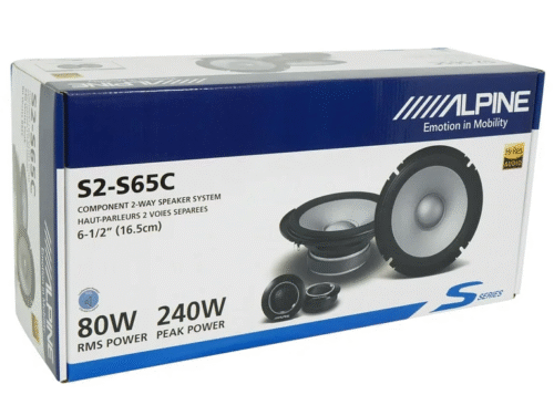 Car Speaker System ALPINE S2-S65C Component 2-way Speaker