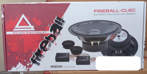Car Speakers 2-way Component ENIGMA AURA FireBall-CL6C