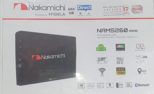 Nakamichi NAM5260 9"/10.1" HD Android Receiver