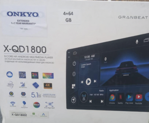 Car Android Multimedia Player 9 INS ONKYO X-QD1800 (4GB+64GB)