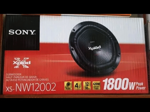 SONY Car Subwoofer XS-NW12002 12-inch 1800W Passive Woofer