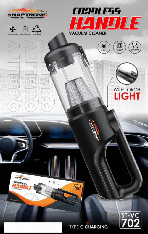 Car Vacuum Cleaner Cordless Handle -Snaptronic ST-VC 702