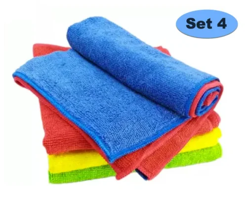Microfiber Cleaning Cloth - Set of 4 Car Wash Cloth