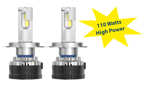 Blaupunkt Car LED V19 PRO HP H4 H19 High Power LED Bulb 110 Watts