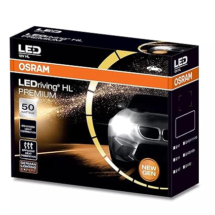 OSRAM LED Headlight for Cars G6204 Cool White (H4 12V 50W 6000K)