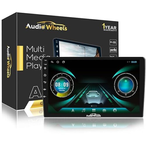 Audio Wheels Android Player with 1GB RAM & 32GB ROM Touch Screen Car Radio/BT/GPS Navigation 10 Inch